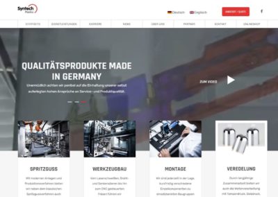 Relaunch syntech-plastics.com